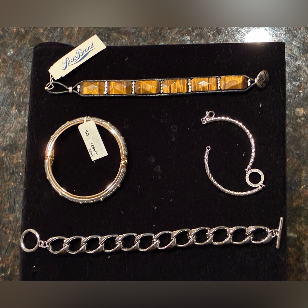 1 Lucky Brand. 1 Aries. 1 Banana Republic. 1 unknown Bracelet Collection